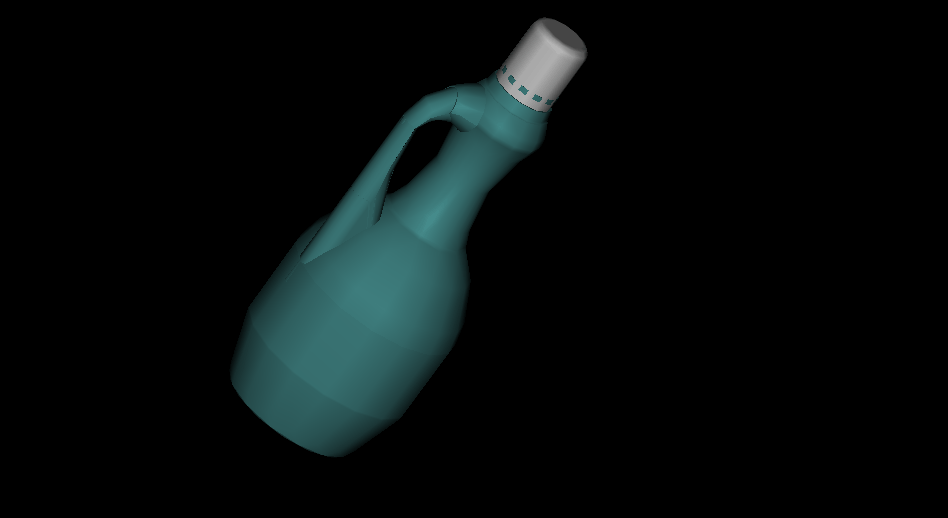 Bottle converted from wireframe